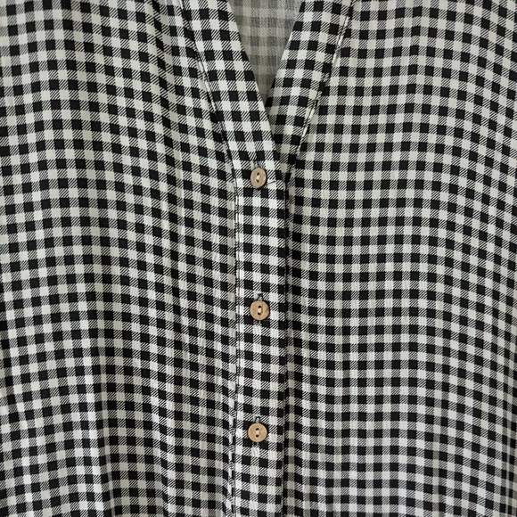 Gingham summer mini dress // XS - Picture 4 of 4